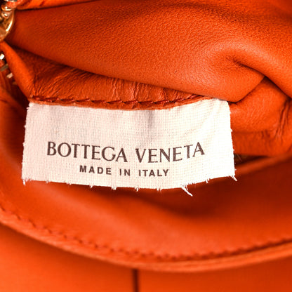 Bottega Veneta Lambskin Maxi Intrecciato Cassette Crossbody Bag Orange 7 of 12