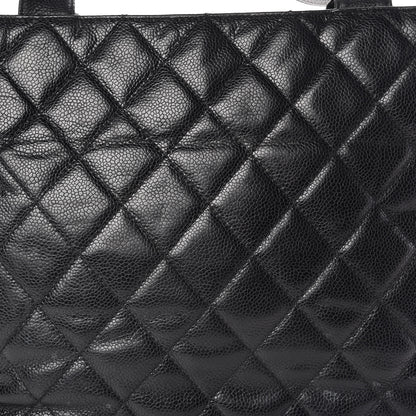 Chanel Caviar Quilted Flap Shoulder Bag Black 14 of 14