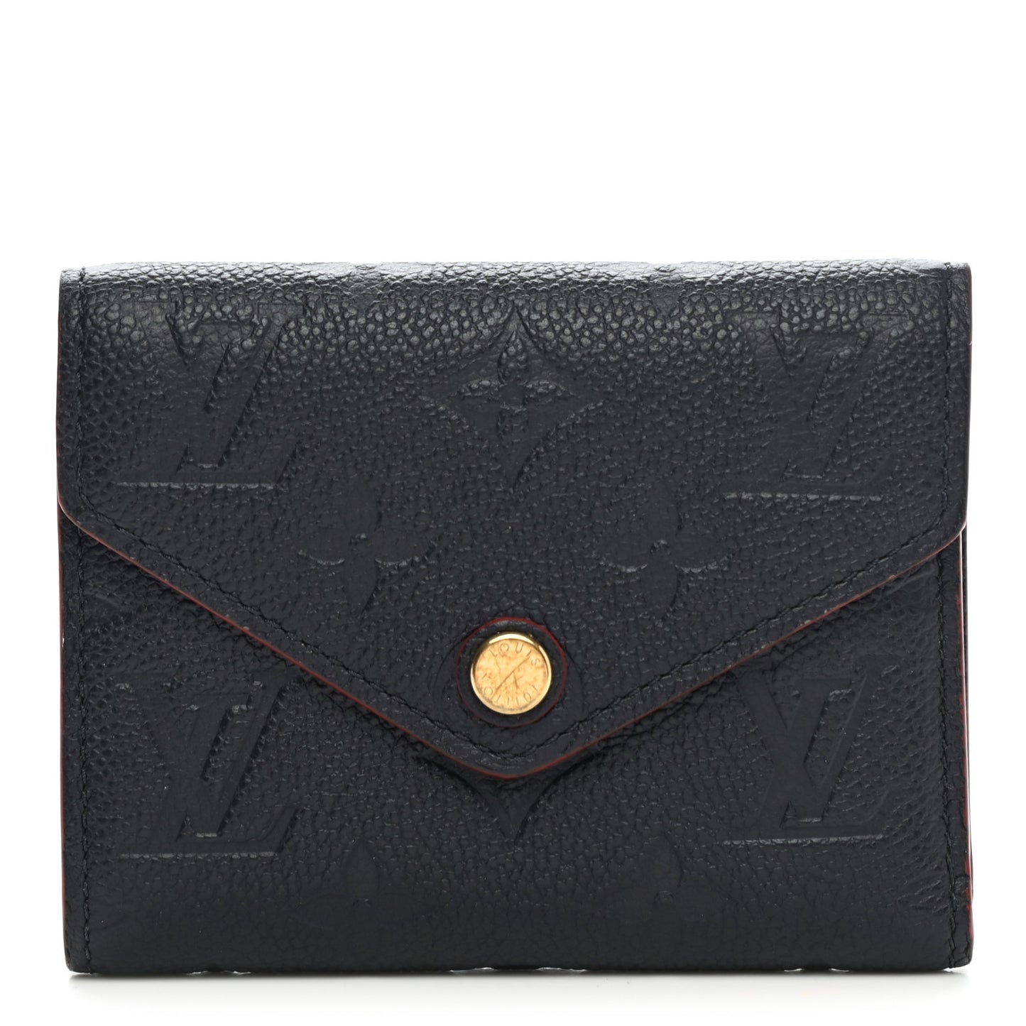 Empreinte Victorine Wallet Marine Rouge
