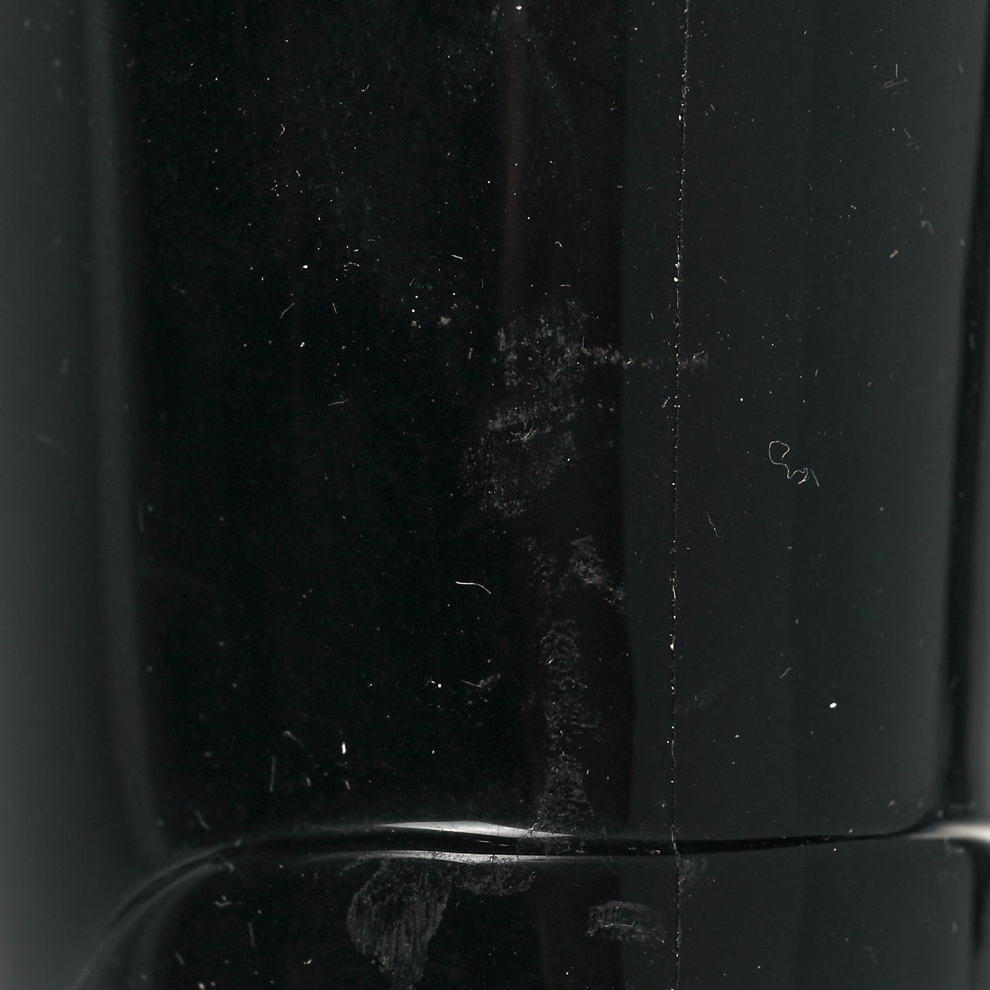 Rubber Camellia Rain Boots 39 Black