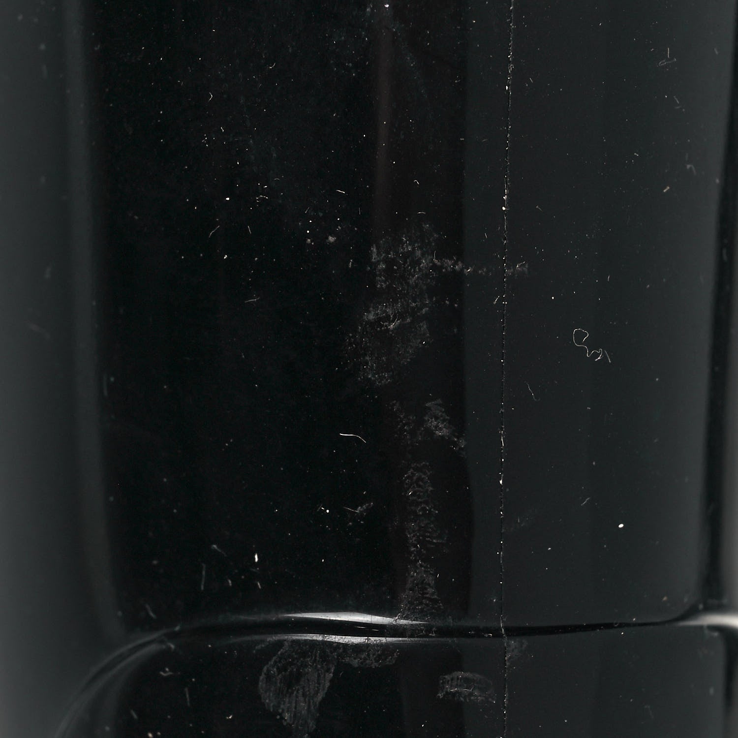 Chanel Rubber Camellia Rain Boots 39 Black 7 of 7