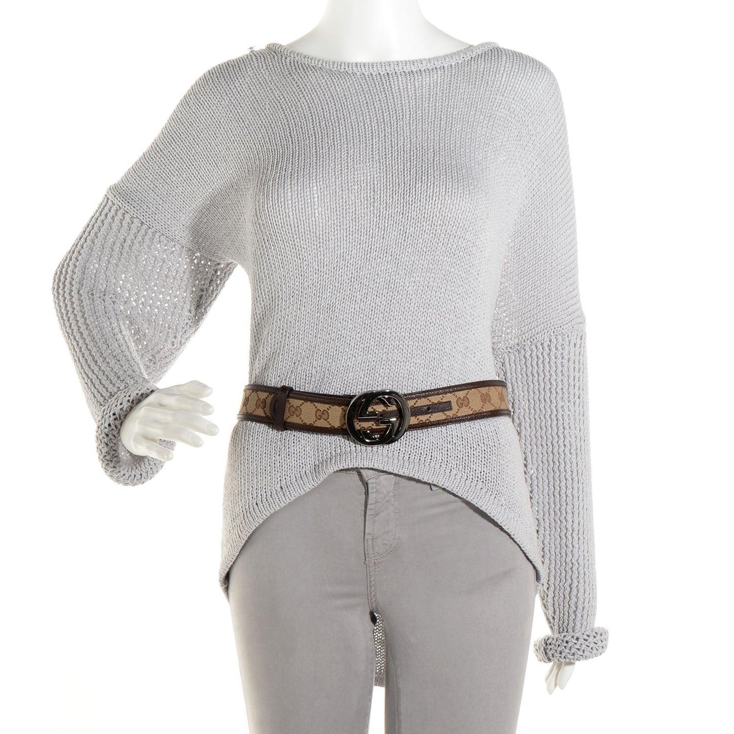 Monogram GG Belt 80 32 Brown