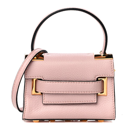 Valentino Garavani Grained Calfskin Mini My Rockstud Frame Bag Poudre 1 of 20