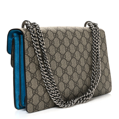 Gucci GG Supreme Monogram Small Dionysus Shoulder Bag Bright Turquoise 3 of 12