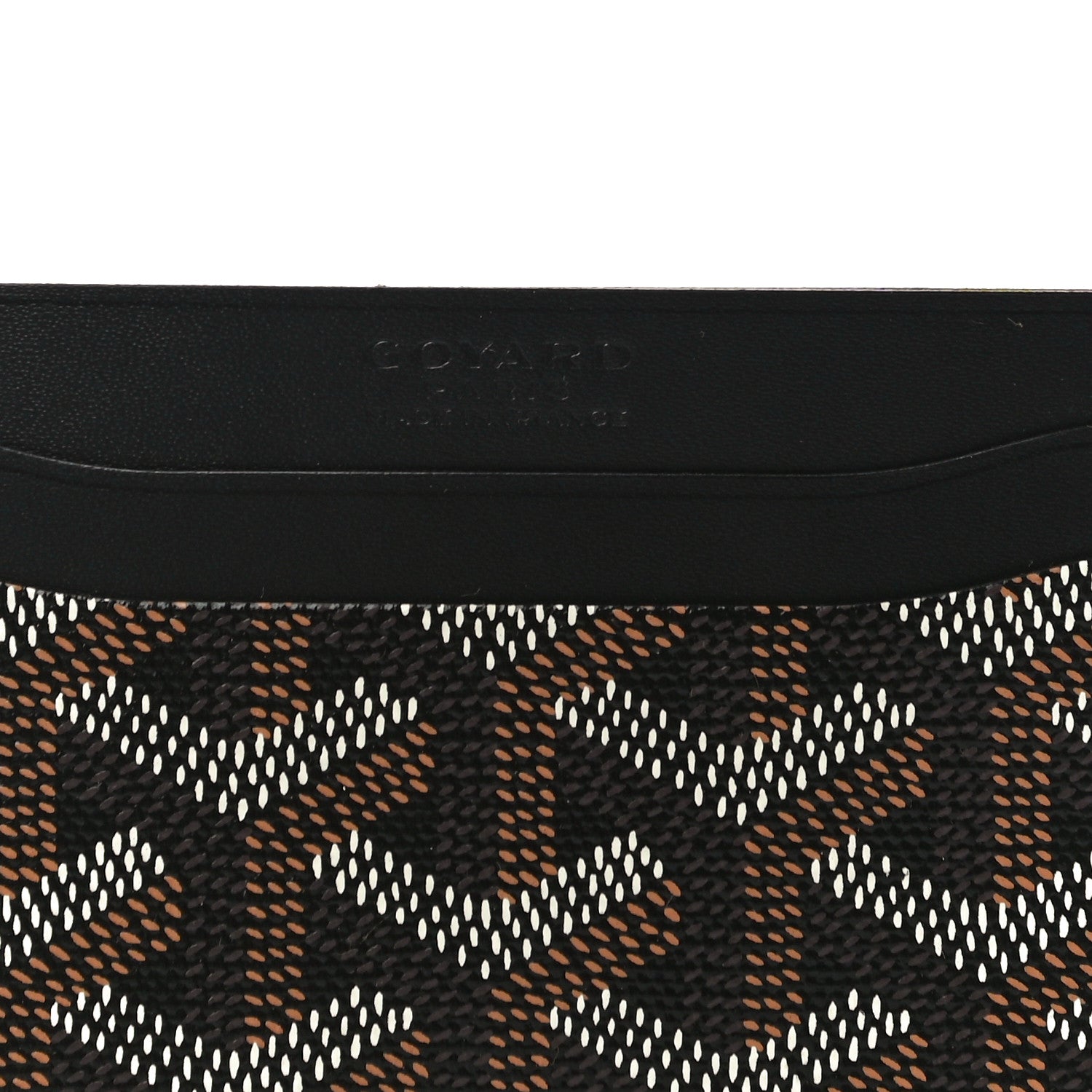 Goyard Goyardine Saint Sulpice Card Holder Black 6 of 9