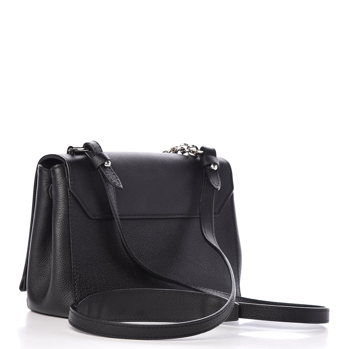 Calfskin Lockme II Chain Bag BB Black