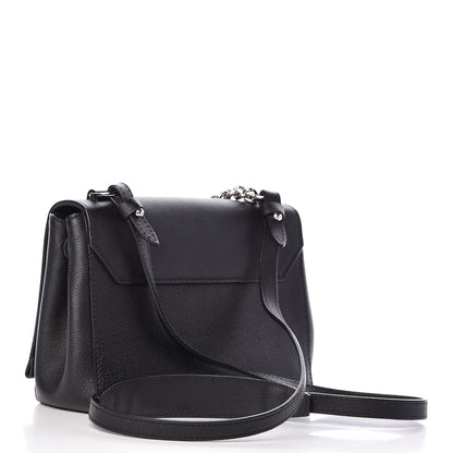 Louis Vuitton Calfskin Lockme II Chain Bag BB Black 3 of 9