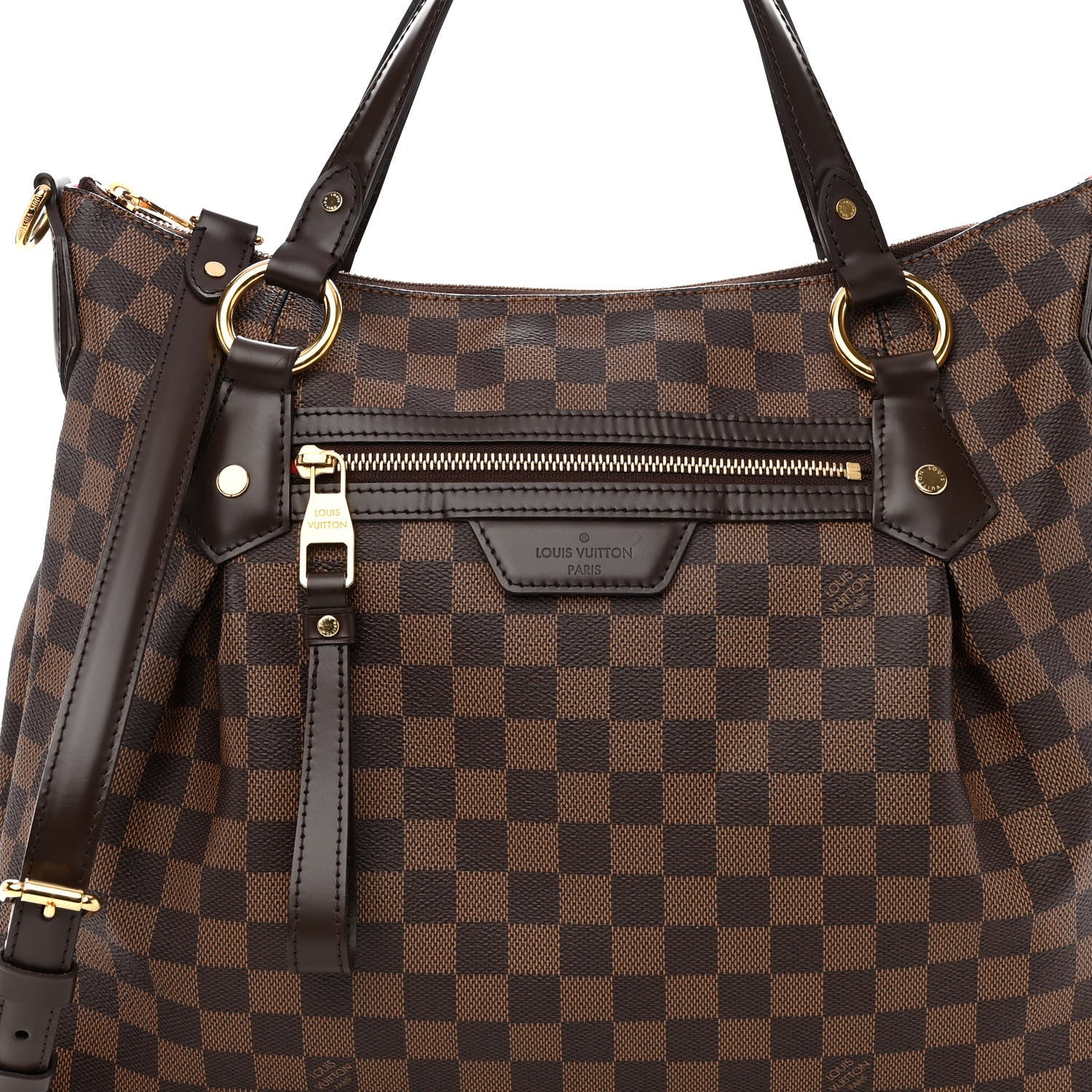 Louis Vuitton Damier Ebene Evora MM 7 of 9