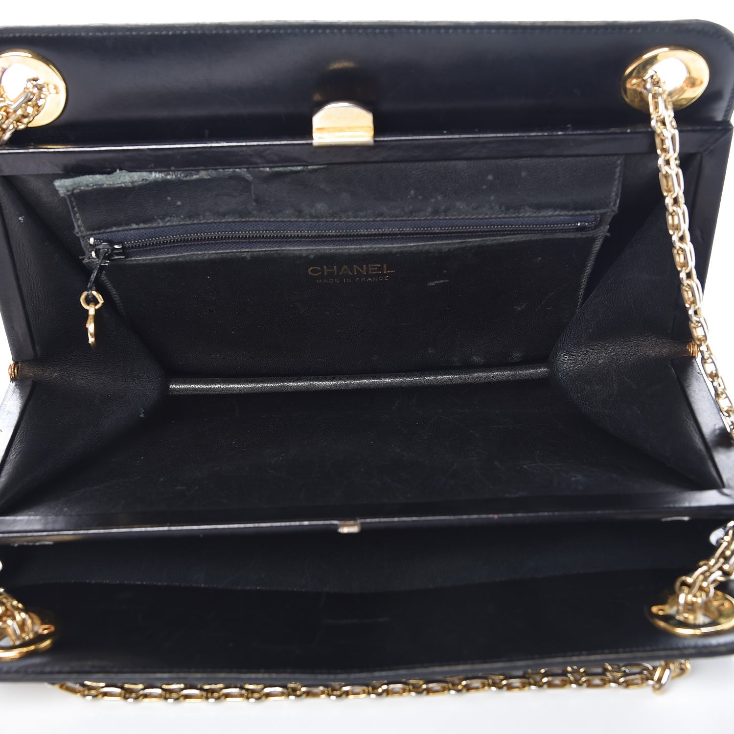 Chanel Lambskin CC Tote Black 18 of 20