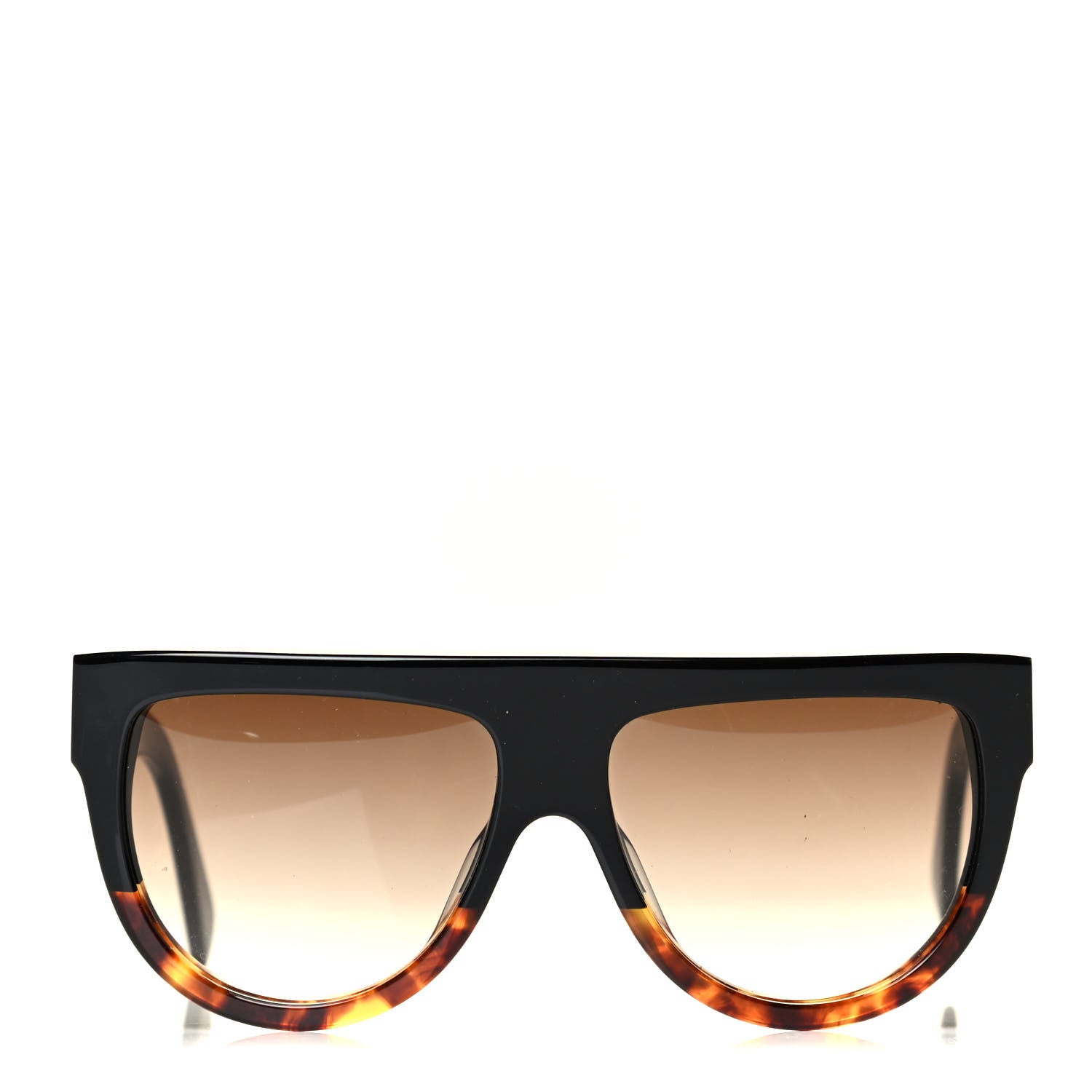 Celine Shadow Sunglasses CL 41026/S Black Havana 2 of 6