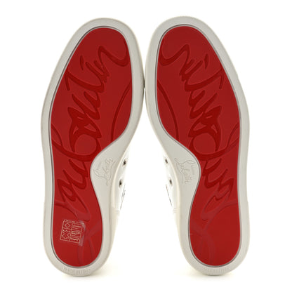 Christian Louboutin Calfskin Mens Louis Flat Sneakers 39 White 6 of 9
