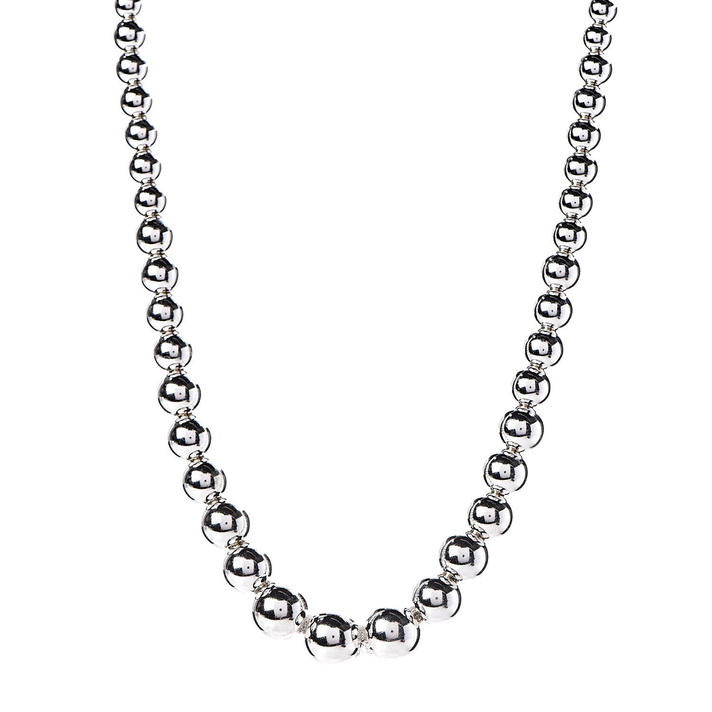 Sterling Silver HardWear Graduated Ball Necklace