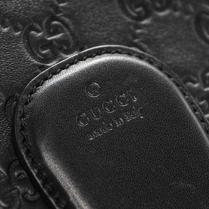 Gucci Guccissima Medium Emily Shoulder Bag Black 7 of 7