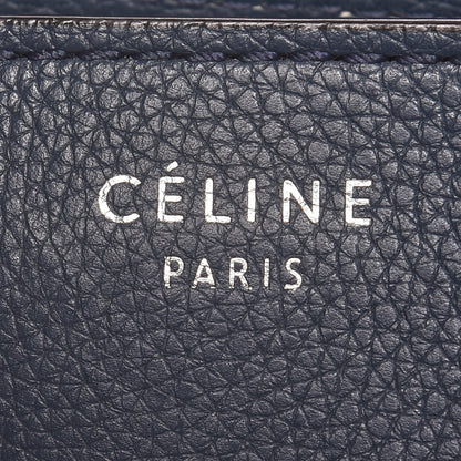 Celine Drummed Calfskin Mini Luggage Orage 6 of 11