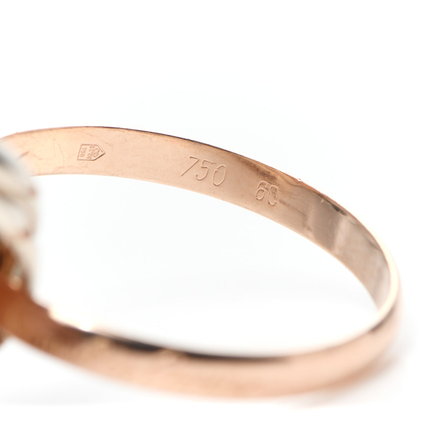 18K Pink Yellow White Gold Five Band Les Must De Cartier Trinity Ring 60 9
