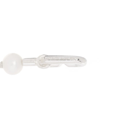 Tiffany Sterling Silver Freshwater Cultured Pearl HardWear Lock Bracelet 6 of 7