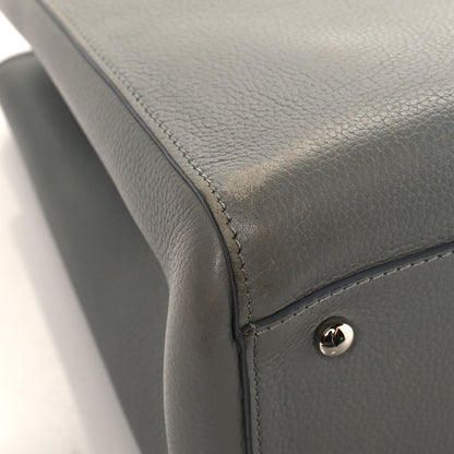 Chanel Grained Calfskin Small Neo Executive Shopper Tote Grey 11 of 20