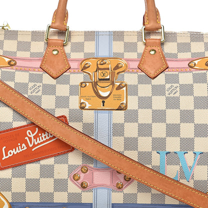 Louis Vuitton Damier Azur Summer Trunks Speedy Bandouliere 30 11 of 11