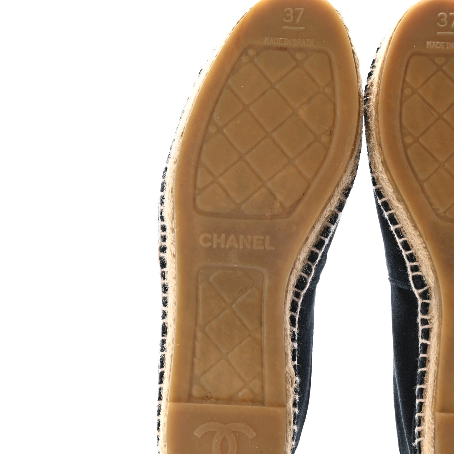 Velvet CC Espadrilles 37 Dark Navy Black