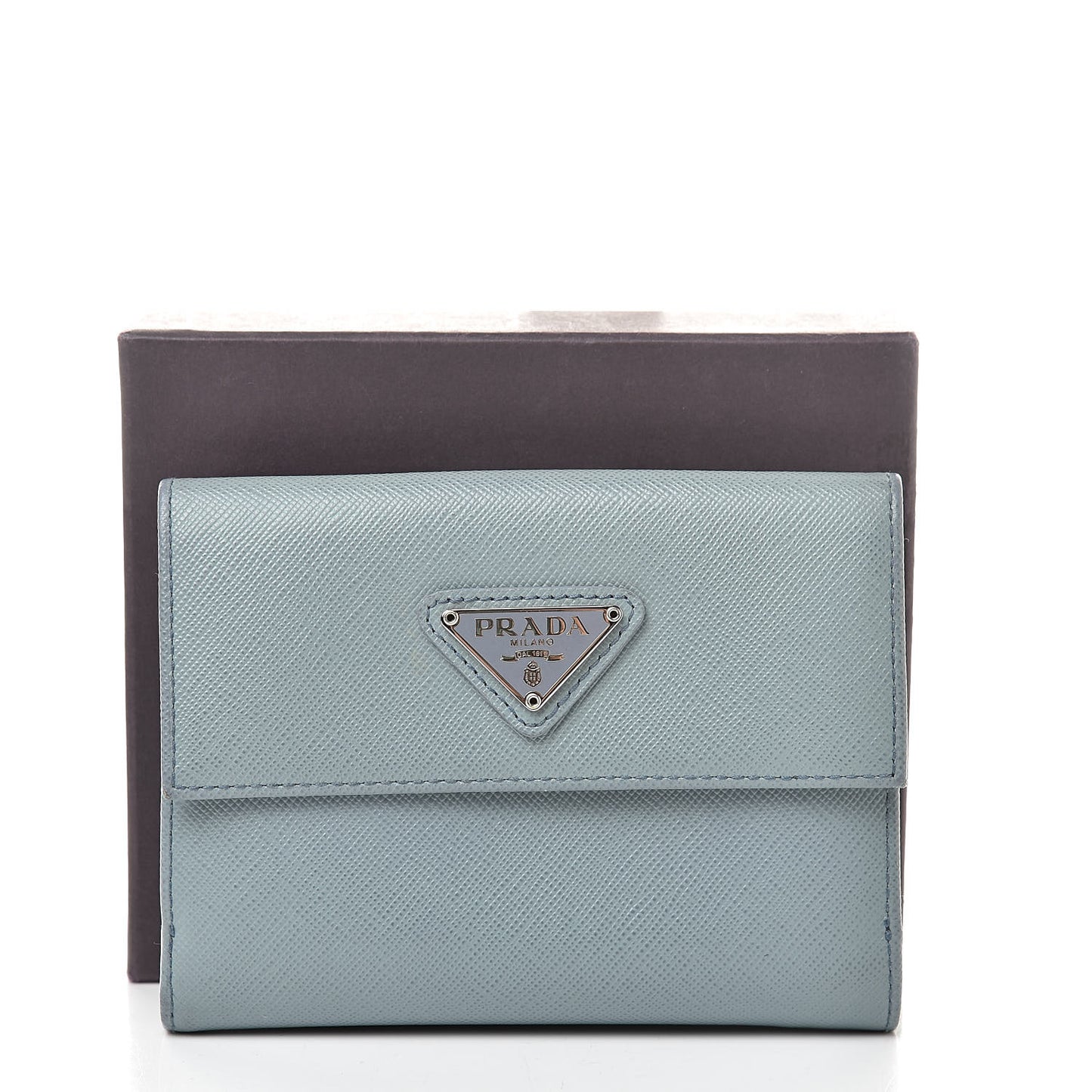 Saffiano French Wallet Pervinca