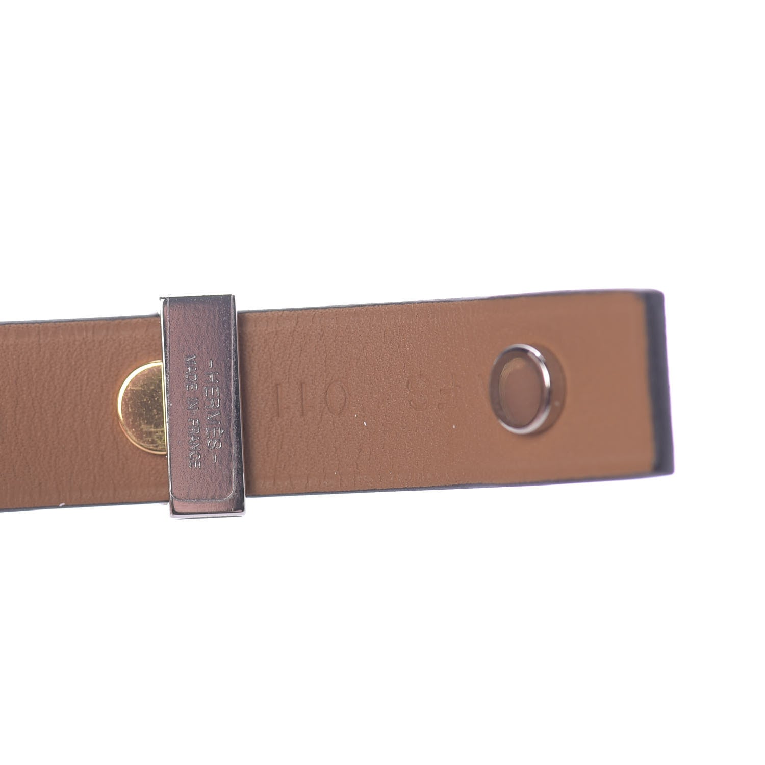 Hermes Swift Mini Dog Clous Carres Bracelet T2 Gris Asphalte 5 of 7