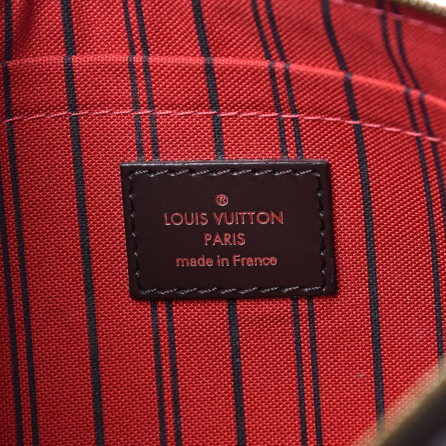 Louis Vuitton Damier Ebene Neverfull MM GM Pochette 5 of 10