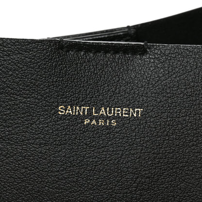 Saint Laurent Calfskin Toy Shopping Tote Black 5 of 8