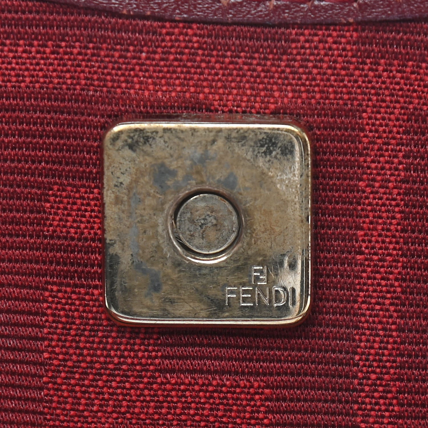 Fendi Zucca Large Chef Tote Red 9 of 9