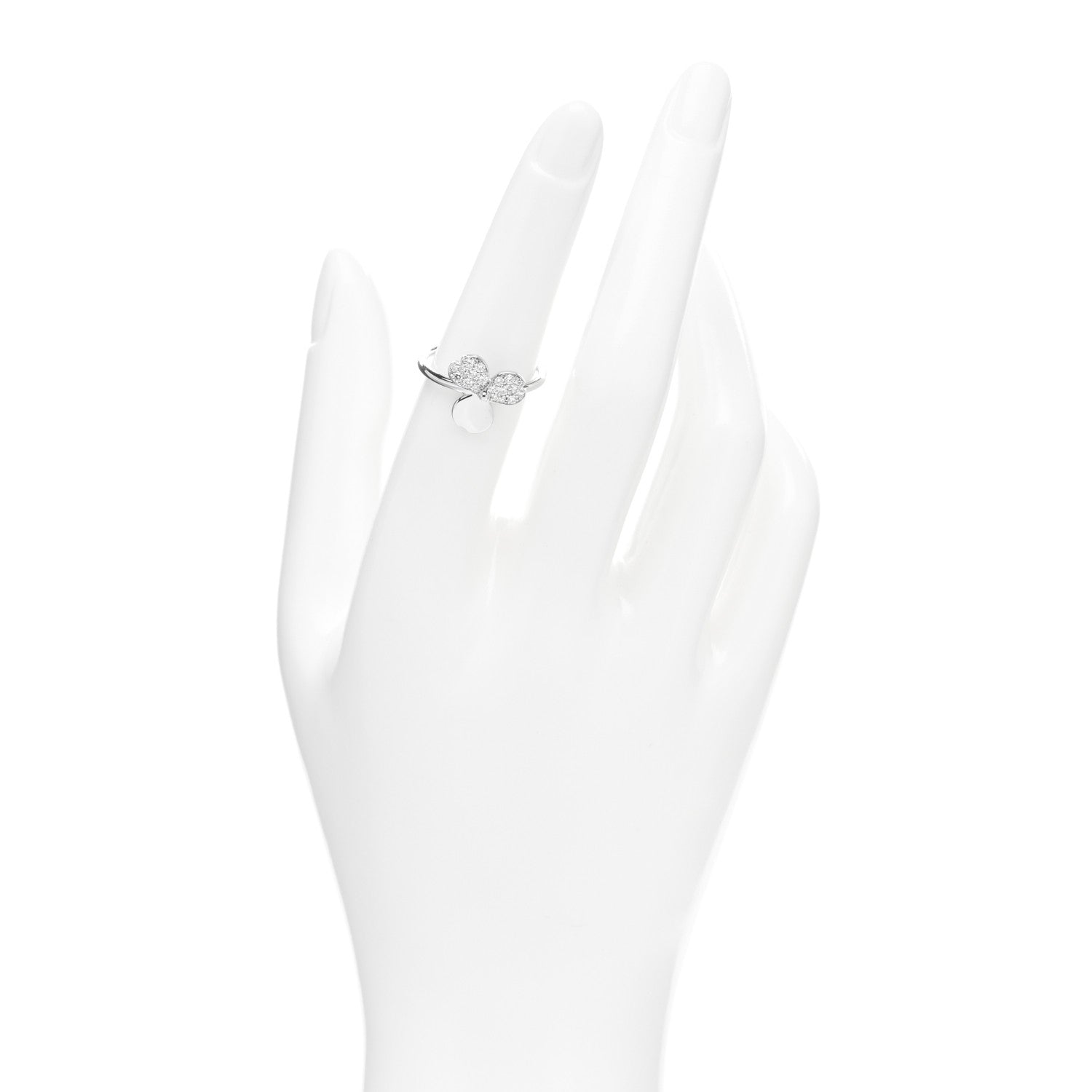 Tiffany Platinum Diamond Paper Flowers Ring 52 6 2 of 5