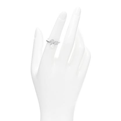 Tiffany Platinum Diamond Paper Flowers Ring 52 6 2 of 5