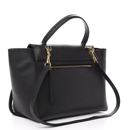 Celine Grained Calfskin Mini Belt Bag Black 2 of 11