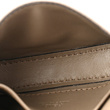Fendi Canvas Vitello King FF Embroidered Nano Maxi Buckle Baguette Charm Tartufo Ebano 5 of 12