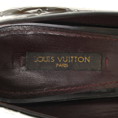 Louis Vuitton Vernis True Peep Toe Pumps 37.5 Amarante 7 of 19