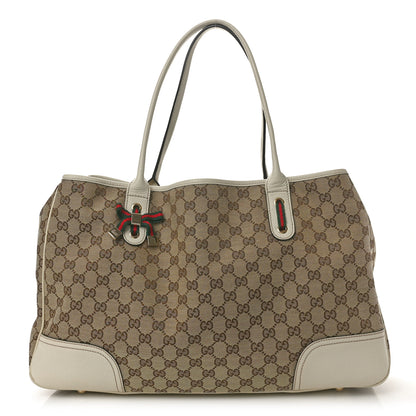 Gucci Monogram Large Princy Tote Off White 1 of 10