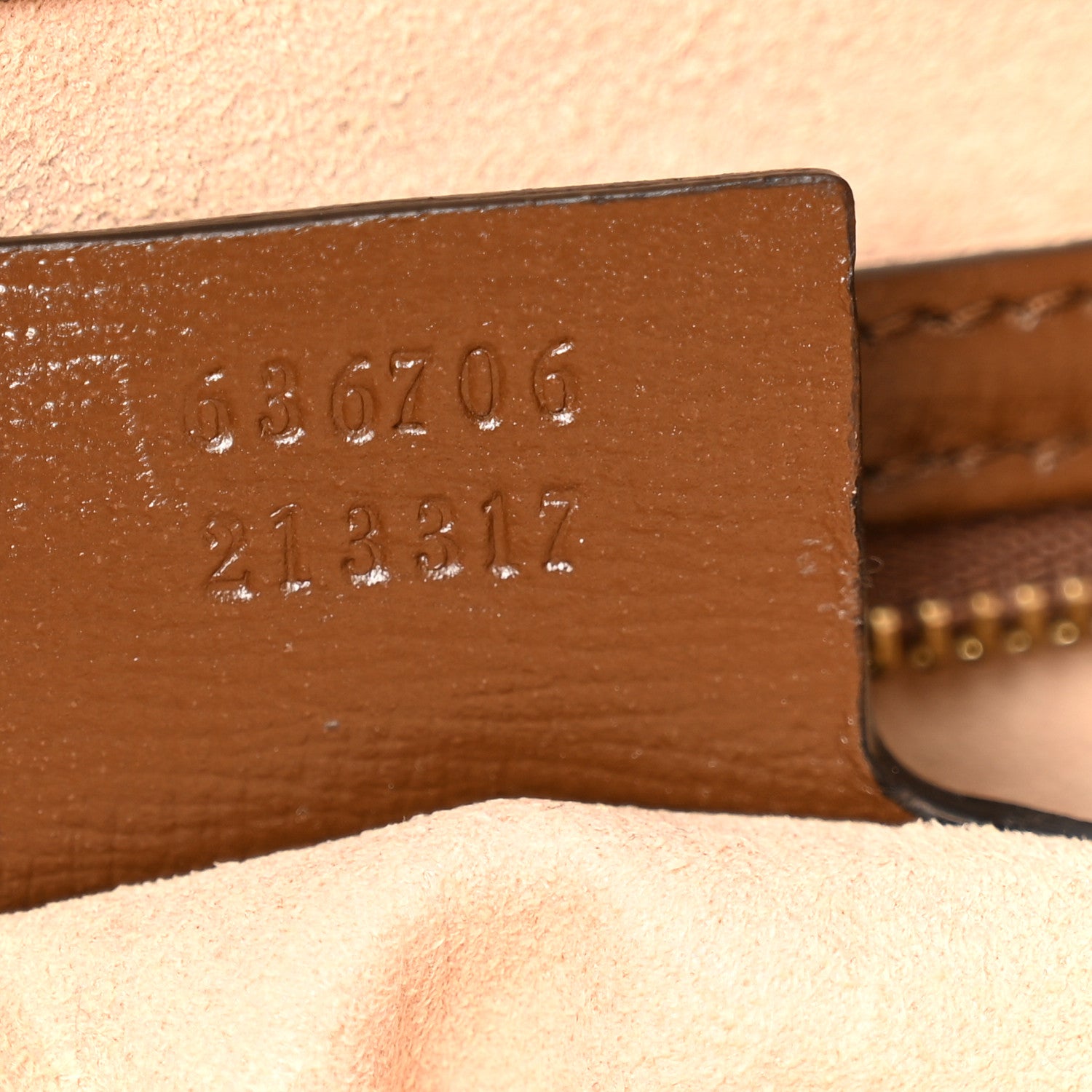 Gucci GG Supreme Monogram Azalea Calfskin Web Small Jackie 1961 Hobo Beige Ebony Brown Sugar 7 of 13