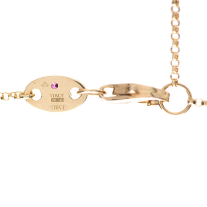Roberto Coin 18K Yellow Gold Diamond Daisy Station Necklace 5 of 5