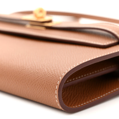 Hermes Epsom Kelly Wallet To Go Gold 20 of 21
