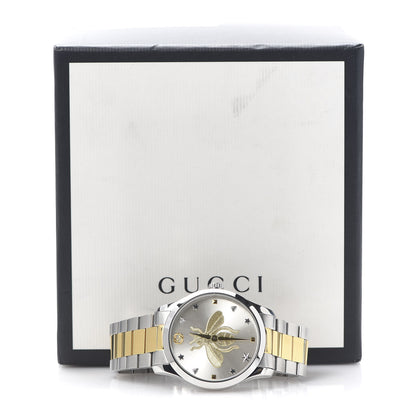 Gucci Stainless Steel 38mm G-Timeless Two Tone Bee Quartz Watch 8 of 8