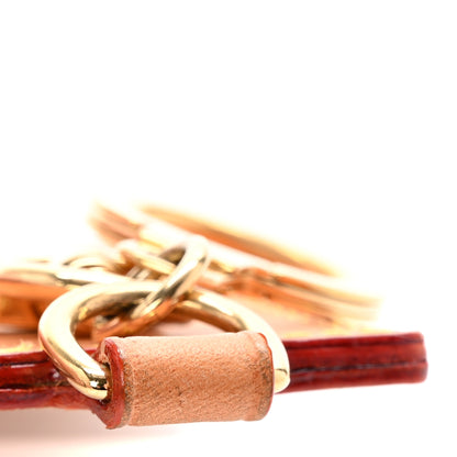 Louis Vuitton Vachetta Labels Key Ring Rusty 5 of 7