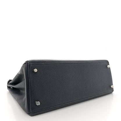 Hermes Togo Kelly Retourne 35 Bleu Nuit 4 of 10