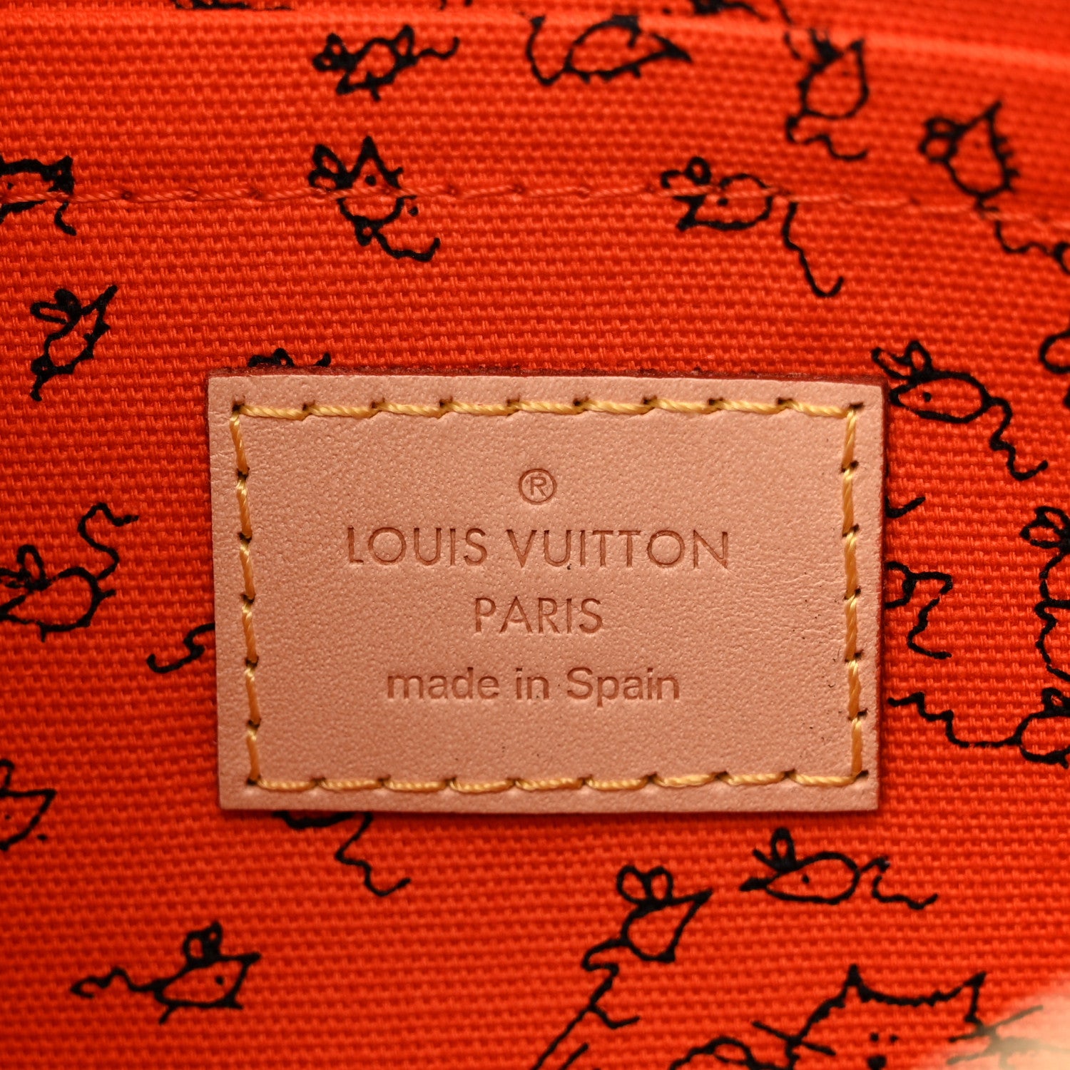 Louis Vuitton Catogram Neverfull MM GM Pochette Marron 6 of 10