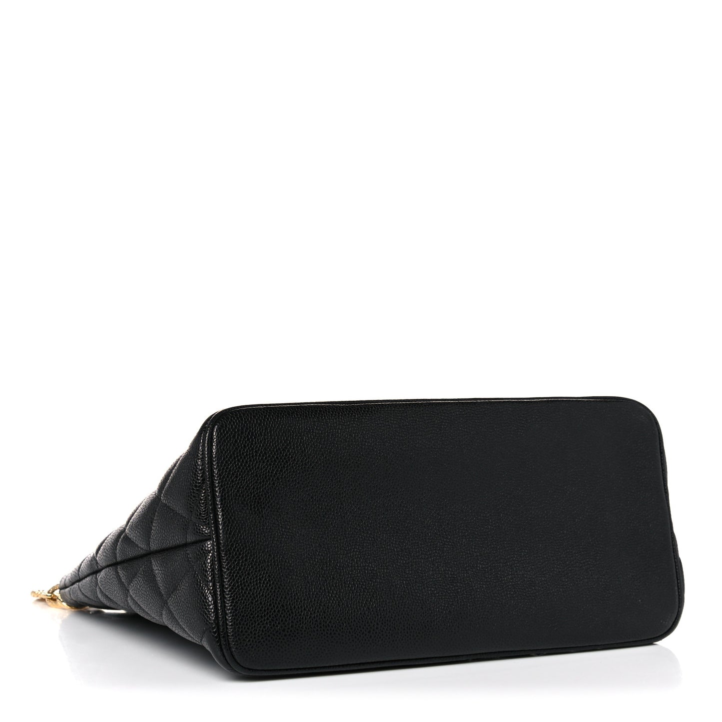 Caviar Quilted Medallion Tote Black