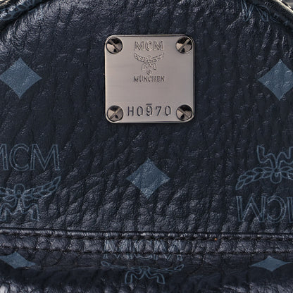 MCM Visetos Side Stud X-Mini Stark Bebe Boo Backpack Black 6 of 10