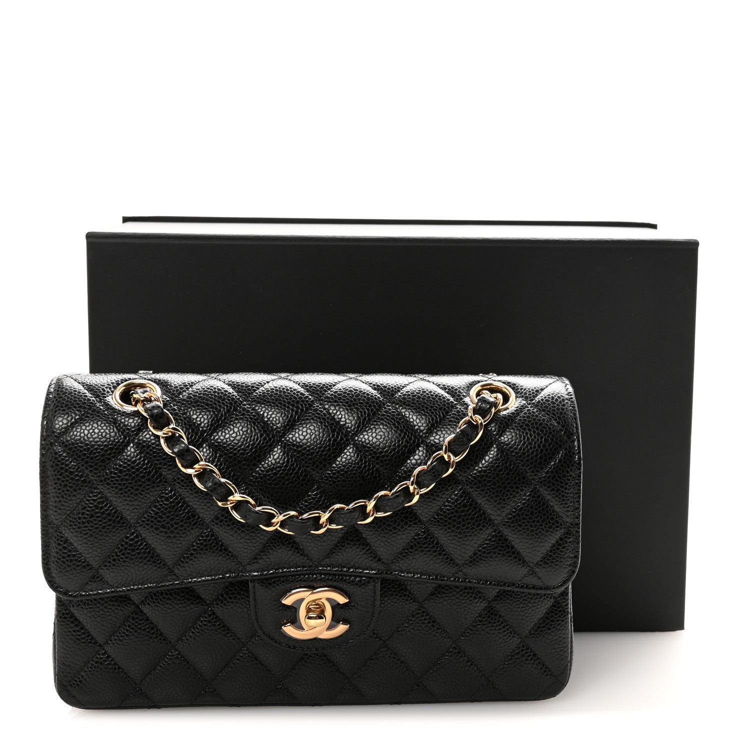 Chanel Caviar Quilted Small Double Flap Black 11 of 11