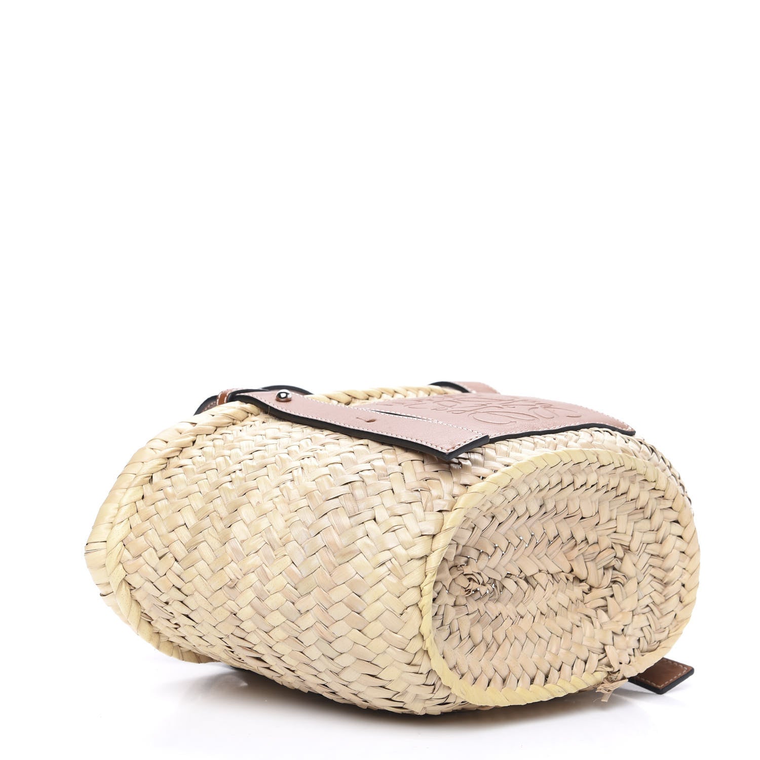 Loewe Raffia Small Basket Tote Bag Natural Tan 3 of 8