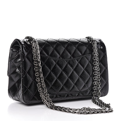 Chanel Patent Caviar Quilted 2.55 Reissue 225 Flap Black 3 of 10