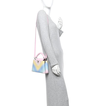 Louis Vuitton Taurillon Mini Degrade Rainbow V Capucines 2 of 11