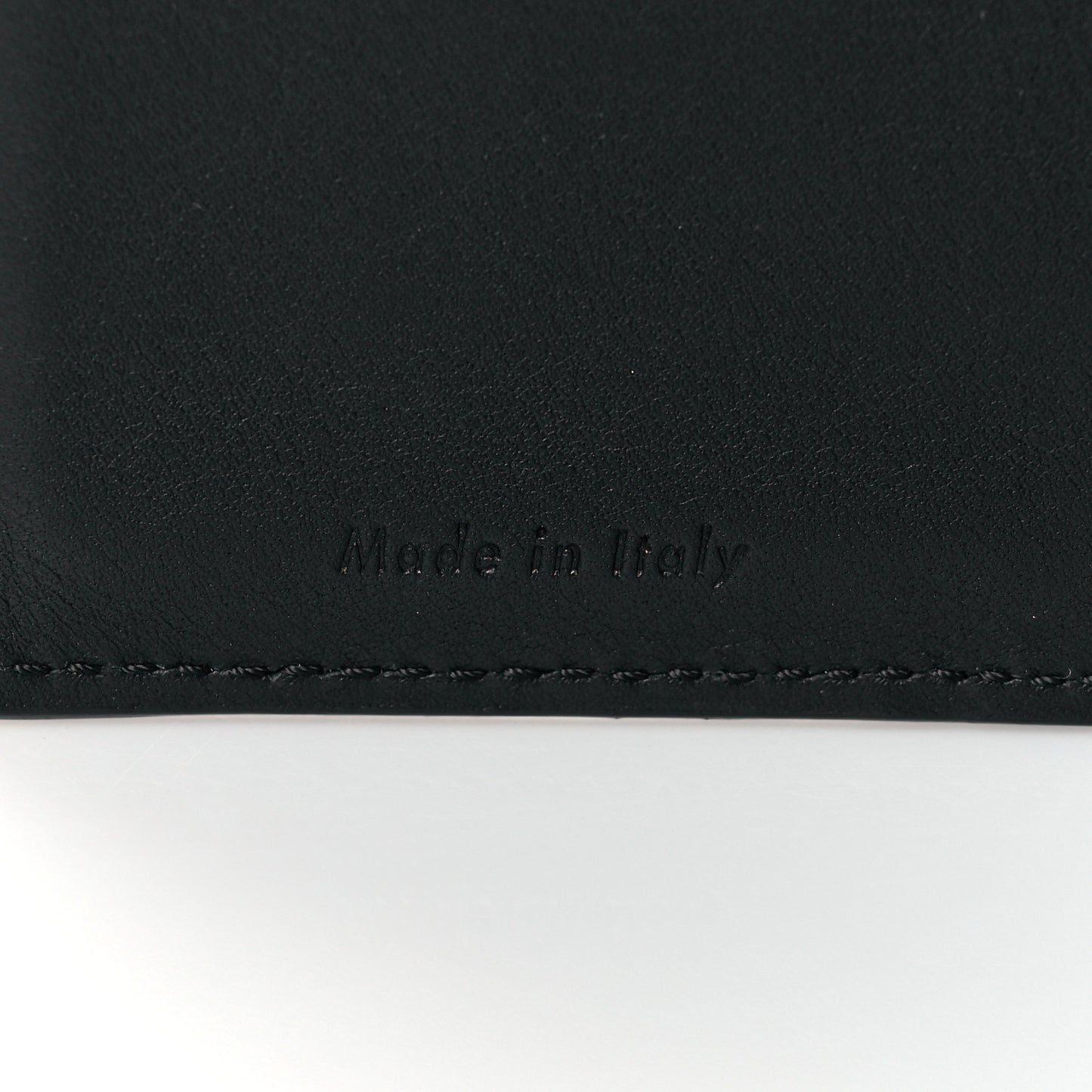 Smooth Calfskin Pocket Card Holder Dark Rust