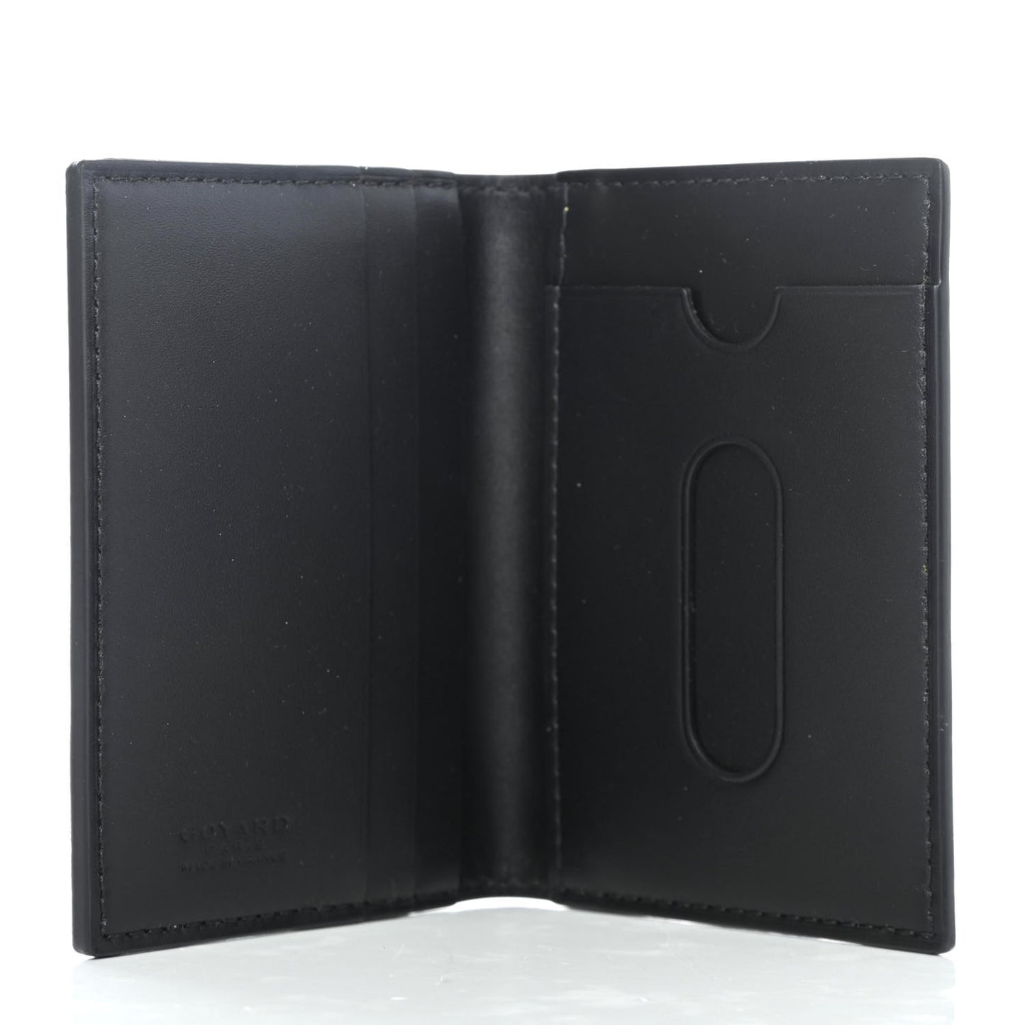 Goyardine Saint Marc Folding Card Case Black