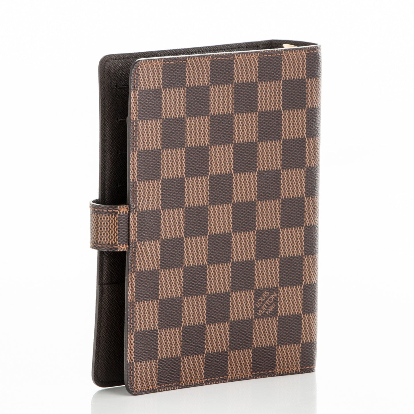 Damier Ebene Medium Ring Agenda Cover